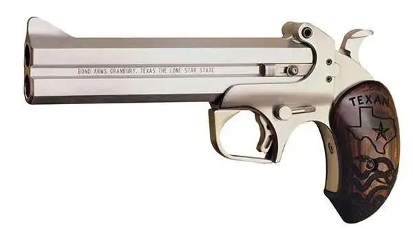 Bond Arms BATX Texan Derringer Single 45 Colt (LC)/410 Gauge 6" 2 Round Stainless Steel