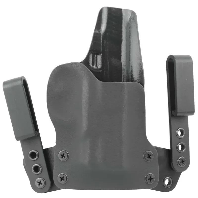 BlackPoint 101701 Mini Wing Black Kydex Holster w/Leather Wings IWB S&W M&P Shield Right Hand