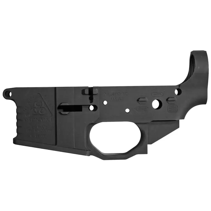 Black Rain BROMLRBLK BRO Milled Lower AR-15 223 Rem,5.56x45mm NATO Black Hardcoat Anodized