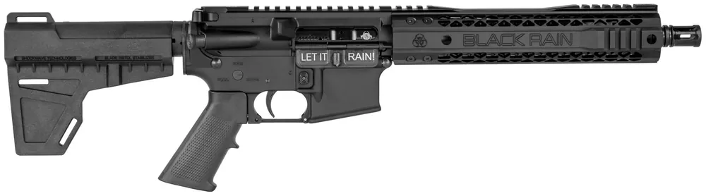 Black Rain BROSPEC15PBLADE Spec15 5.56x45mm NATO 10.50" 30+1 Black Hard Coat Anodized Adjustable KAK Blade Pistol Brace