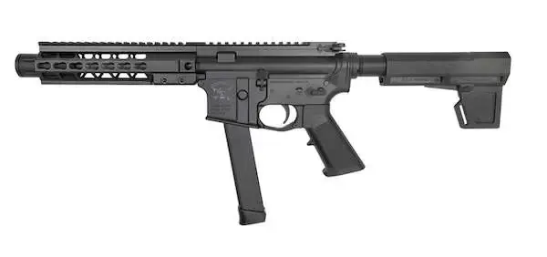 Brigade Firearms A0919011 BM-9 9mm Luger 9" 33+1 Black Graphite Black Cerakote Black Pistol Brace 8" Rail