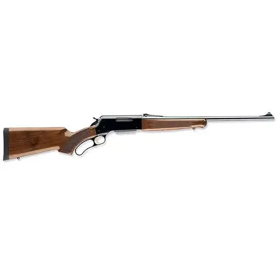 Browning 034009127 BLR Lightweight 7mm Rem Mag 3+1 24" Gloss Black Walnut Fixed w/Pistol Grip Stock Polished Black Right Hand