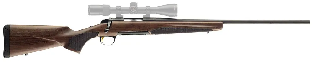 Browning 035208132 X-Bolt Hunter 375 H&H Mag 4+1 24" Satin Black Walnut Stock Matte Blued Right Hand
