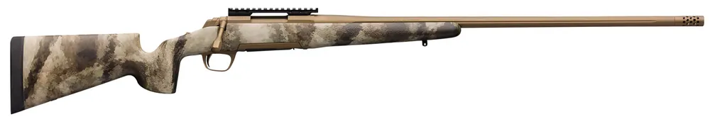Browning 035395297 X-Bolt Hells Canyon Long Range 300 PRC 3+1 26" A-TACS AU Camo Fixed McMillan Game Scout Stock Burnt Bronze Cerakote Right Hand