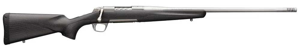 Browning 035476229 X-Bolt Pro 300 Win Mag 3+1 26" MB Fluted Matte Black Fixed w/Textured Grip Panels Stock Satin Stainless Right Hand
