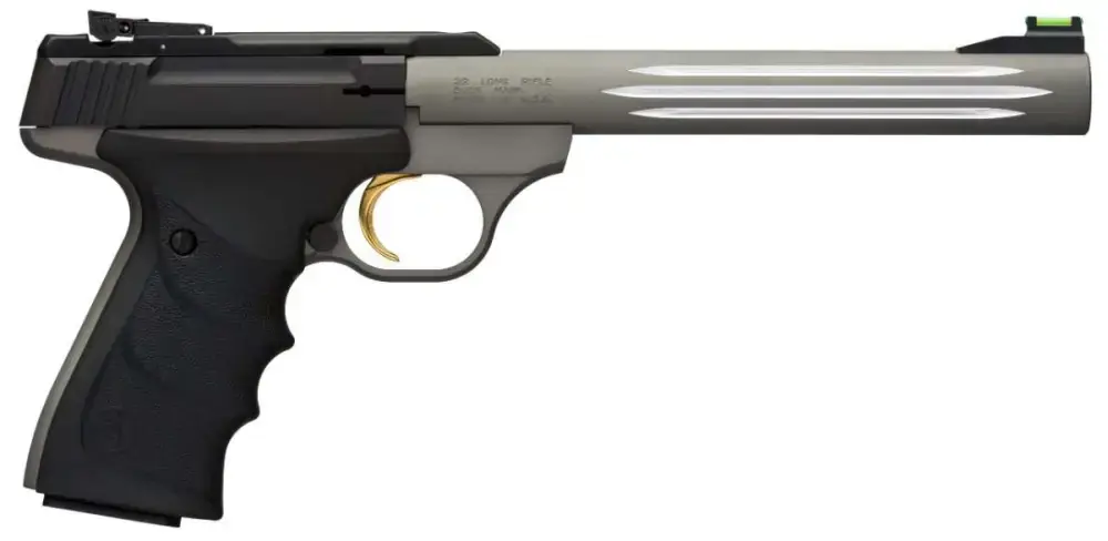 Browning 051462490 Buck Mark Lite *CA Compliant 22 LR 7.25" 10+1 Gray Black Aluminum Alloy Black Ultragrip RX Grip