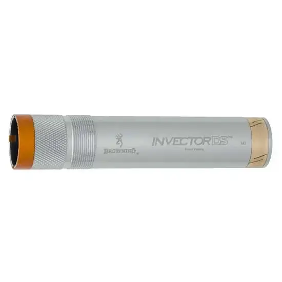 Browning 1134233 Invector DS Extended 12 GA Light Modified Silver w/Gold Band