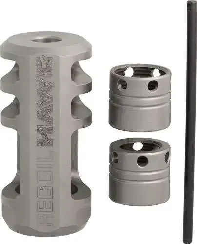 BRO RECOIL HAWG MUZZLE BRAKE SILVER