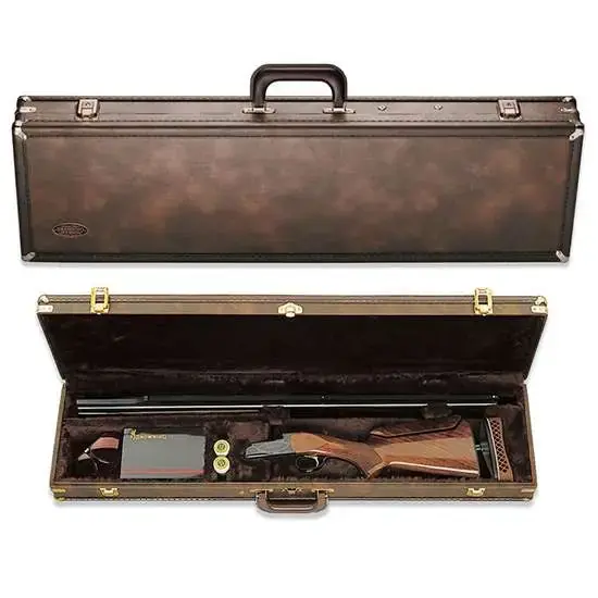 BRO CASE TRAP 32-34 SGL BBL GUNS FITTED