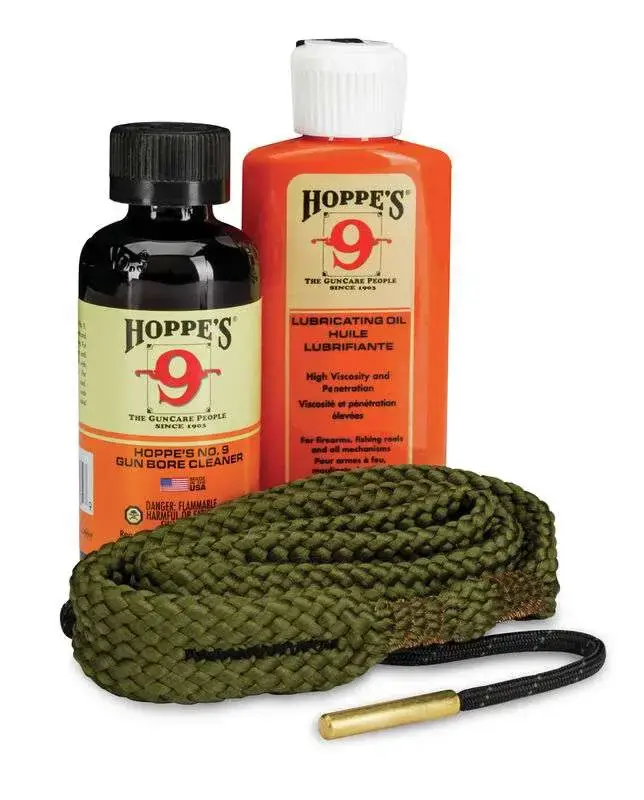 Hoppes 110009 1-2-3 Done Cleaning Kit 9mm-.38 cal Pistol