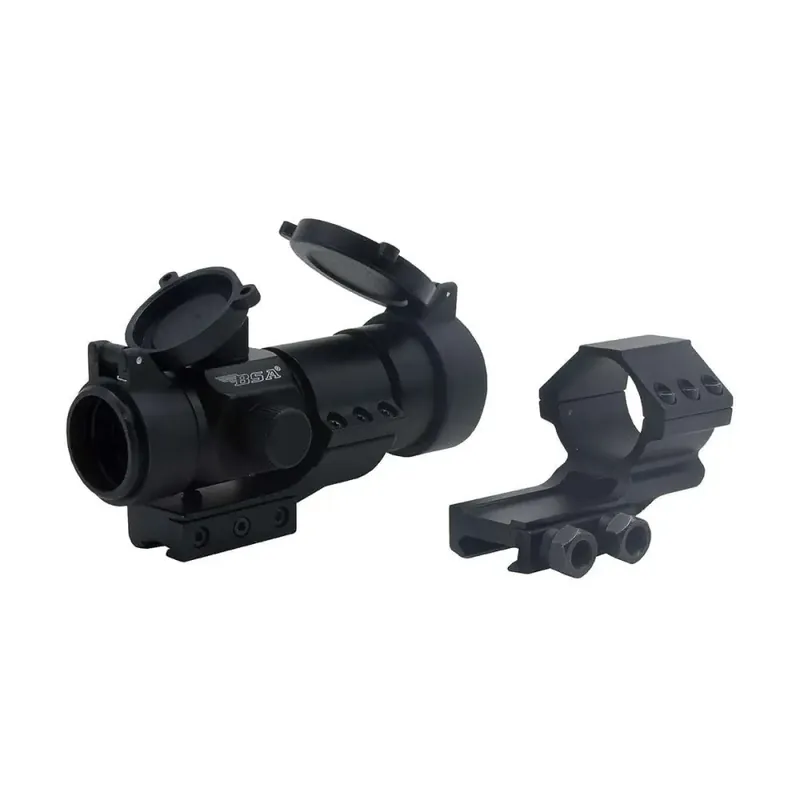 BSA 1X30MM RED DOT SIGHT 5-M.O.A. DOT BLACK MATTE