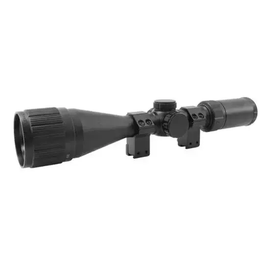 BSA AIR412X44A Outlook Air Rifle 4-12x 44mm AO Obj 34.50-11 ft @ 100 yds FOV 1" Tube Matte Black Finish Illuminated Red/Green Mil-Dot
