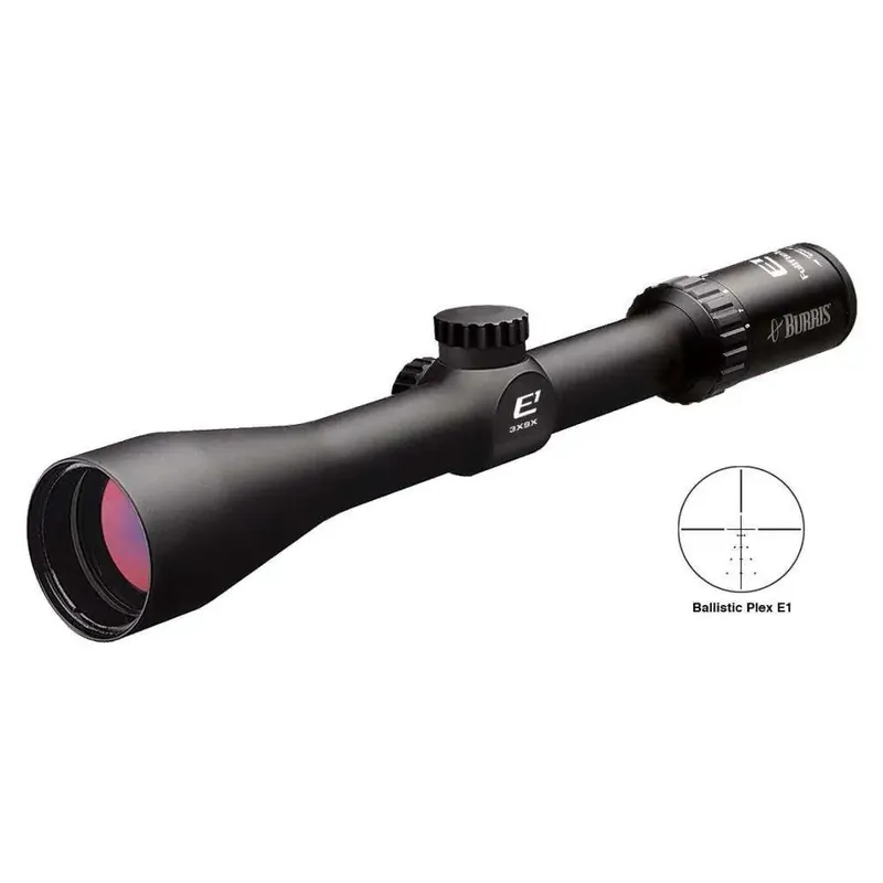 Burris 200320 Fullfield E1 3-9x 40mm Obj 33-13 ft @ 100 yds FOV 1" Tube Black Matte Finish Ballistic Plex E1 (SFP)