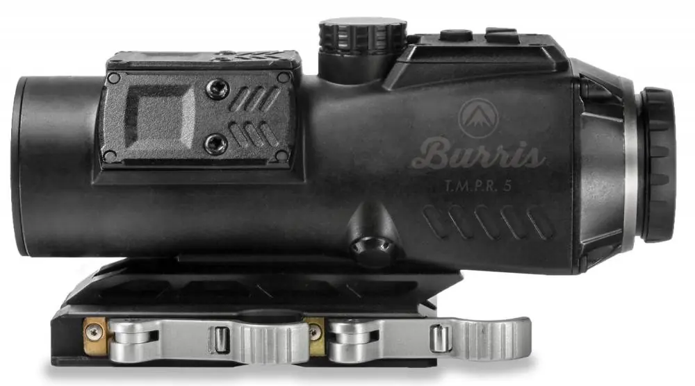 Burris 300226 T.M.P.R. 5 5x 32mm Illuminated Red/Green/Blue Ballistic AR CR123A Lithium Black Matte