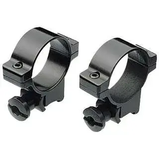 Burris 420071 Rimfire Rings .22" Grooved Receiver 1" Medium Aluminum Black Gloss