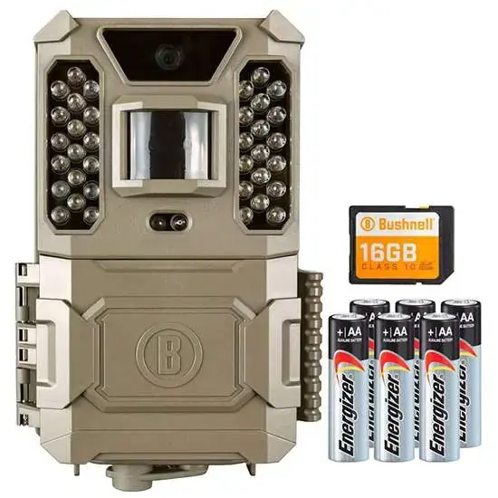 Primos 119932CB Prime Combo 24 MP Low Glow 36 LED Brown Adjustable AA Batteries and 8GB SD Card Included