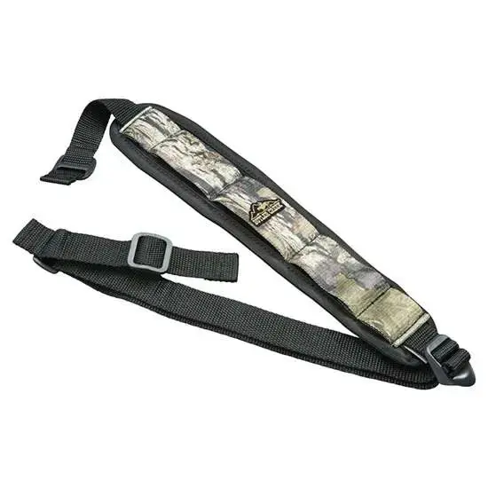 Butler Creek 181017 Comfort Stretch Sling with Uncle Mike's QD Swivels 2.25" W x 44" L Adjustable Mossy Oak Break-Up Country Neoprene for Rifle
