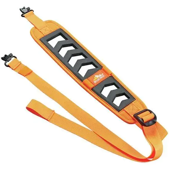 Butler Creek 190036 Featherlight Sling with Swivels 3" W x 22"-36" L Adjustable Blaze Orange Foam for Rifle