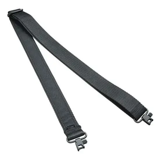 Butler Creek 26923 Mountain Sling with 1.25" Uncle Mike's Swivels 1.25" W x 48" L Adjustable Black Nylon Webbing for Rifle/Shotgun