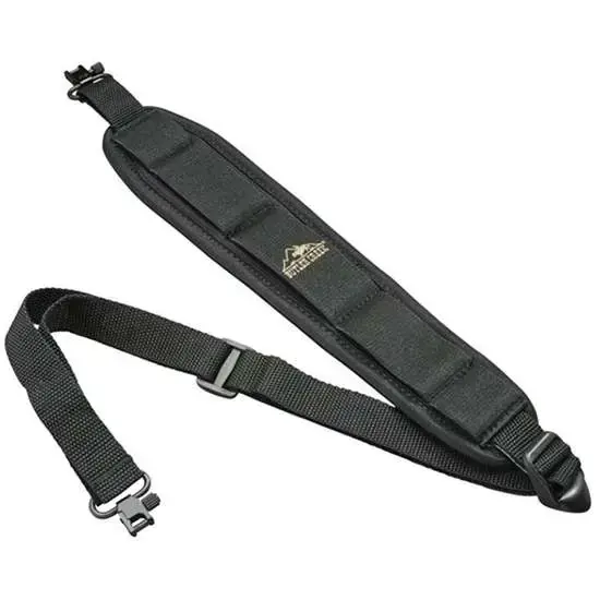 Butler Creek 81013 Comfort Stretch Sling with 1" Swivels 2.25" W x 44" L Adjustable Black Neoprene for Rifle