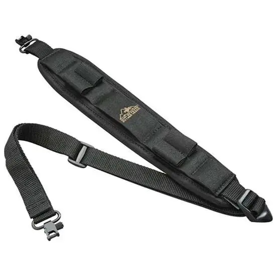 Butler Creek 81033 Alaska Magnum Sling with Uncle Mike's QD Swivels 2.50" W x 44" L Black Neoprene for Rifle