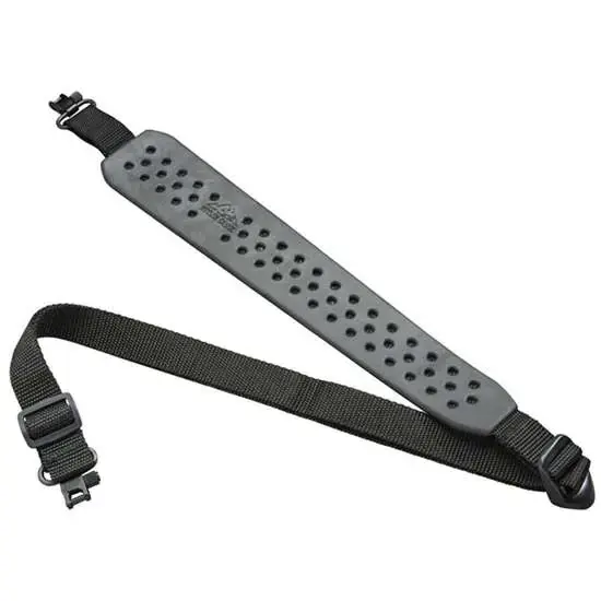 Butler Creek 81060 Comfort V- Grip Sling with 1" Uncle Mike's QD Swivels 2.50" W x 32" L Black Rubber w/Nylon Strap for Rifle