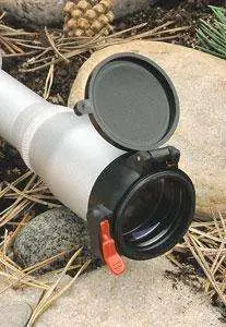 Butler Creek 30010 Flip-Open Scope Cover Objective Lens 25.40mm Slip On Polymer Black