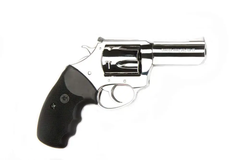 Charter Arms 73539 Mag Pug Revolver Single/Double 357 Magnum 3" 5 Rd Black Rubber Grip Polished Stainless