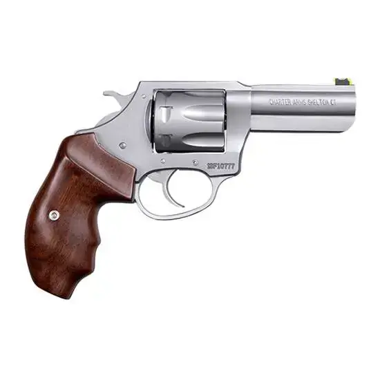 Charter Arms 73230 Professional IV 32 H&R Mag 7 Round 3" Stainless Steel Wood Grip