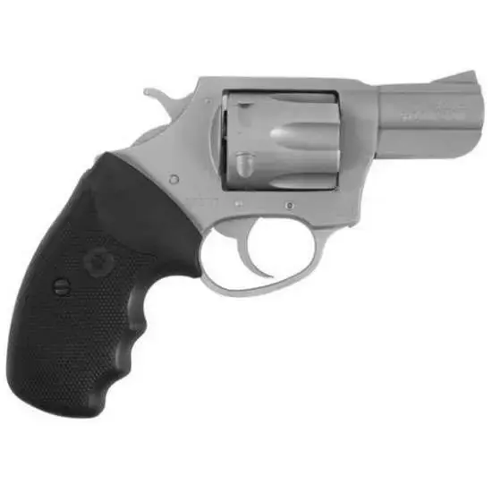 Charter Arms 73840 Undercover Police 38 Special 2.20" 6 Round Stainless Black Rubber Grip
