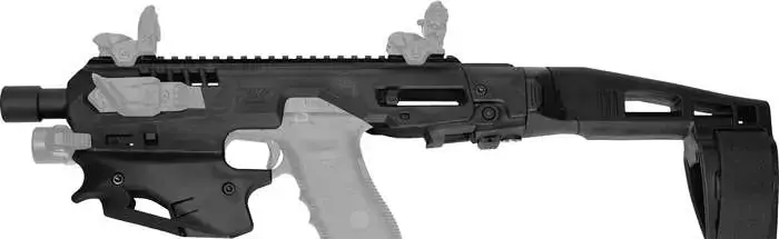 Command Arms MCK21 MCK Standard Conversion Kit Fits Glock 20/21 Gen3 Black Synthetic Stock
