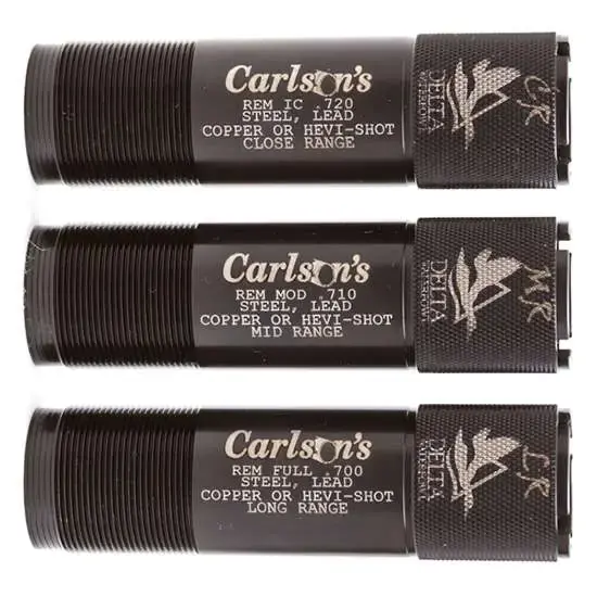 Carlsons 07269 Waterfowl Rem Choke 12 Gauge Close-Range/Mid-Range/Long-Range 17-4 Stainless Steel Black