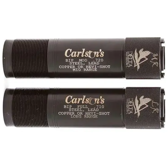 Carlsons 07360 Delta Waterfowl Invector Plus 12 Gauge Mid-Range/Long-Range 17-4 Stainless Steel Black