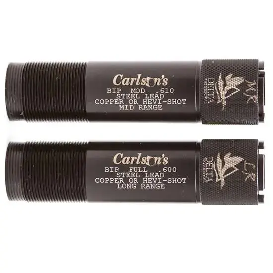 Carlsons 07361 Delta Waterfowl Invector Plus 20 Gauge Mid-Range/Long-Range 17-4 Stainless Steel Black