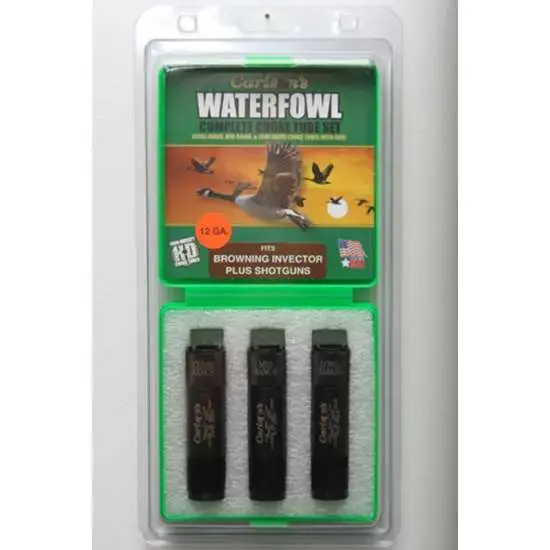 Carlsons 07369 Delta Waterfowl Invector Plus 12 Gauge Close-Range/Mid-Range/Long-Range 17-4 Stainless Steel Black