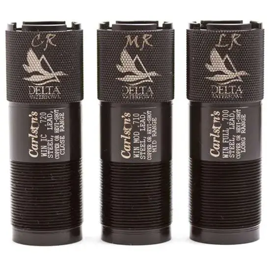 Carlsons 07479 Delta Waterfowl WinChoke 12 Gauge Close-Range/Mid-Range/Long-Range 17-4 Stainless Steel Black