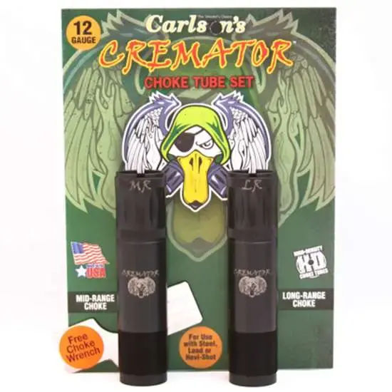 Carlsons 11622 Cremator Non-Ported Invector Plus 12 Gauge Mid-Range/Long-Range 17-4 Stainless Steel Black