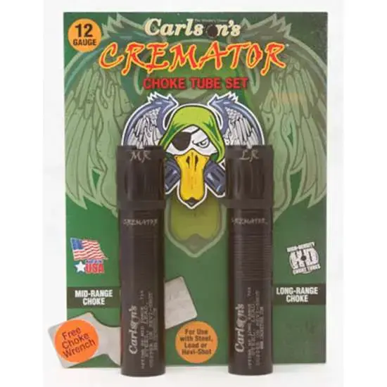 Carlsons 11662 Cremator Non-Ported Optima HP 12 Gauge Mid-Range/Long-Range 17-4 Stainless Steel Black