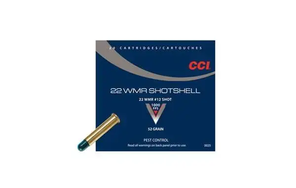 CCI Pest Control Maxi-Mag .22 Mag (.22 WMR) 52 gr #12 Shot 20 Round Box