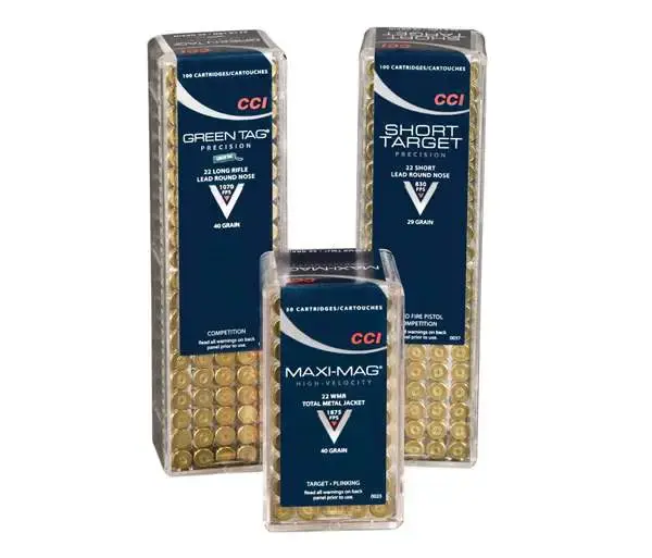 CCI .22 Short Copper-Plated Round Nose 29 grain 100rd