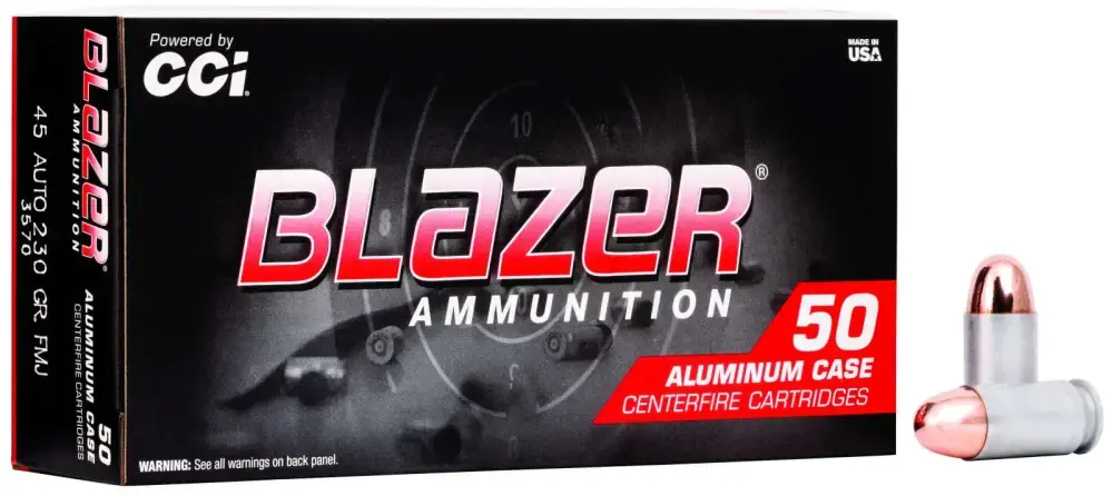 Blazer 45 Automatic Colt Pistol Full Metal Jacket 230 GR 50Box