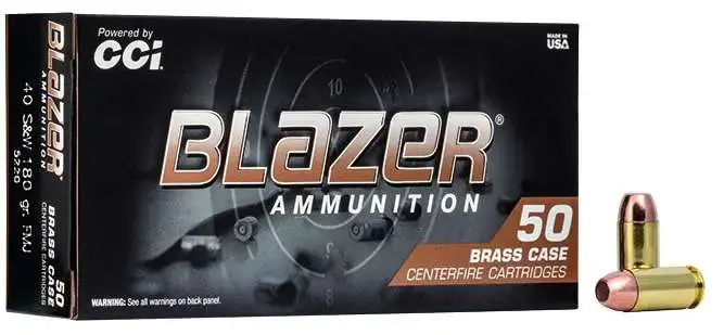 BLAZER 40S&W 180GR FMJ