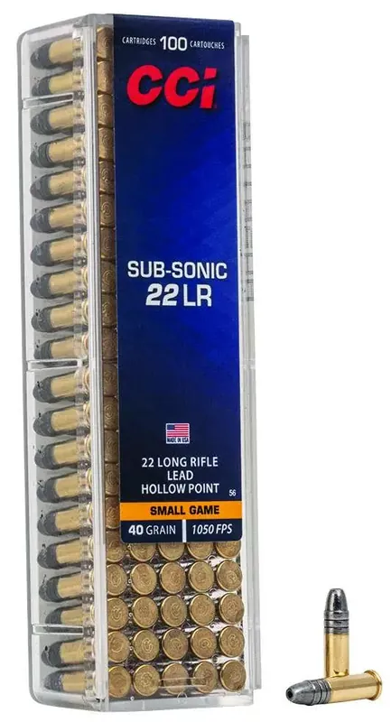 CCI Sub-Sonic HP .22 Long Rifle