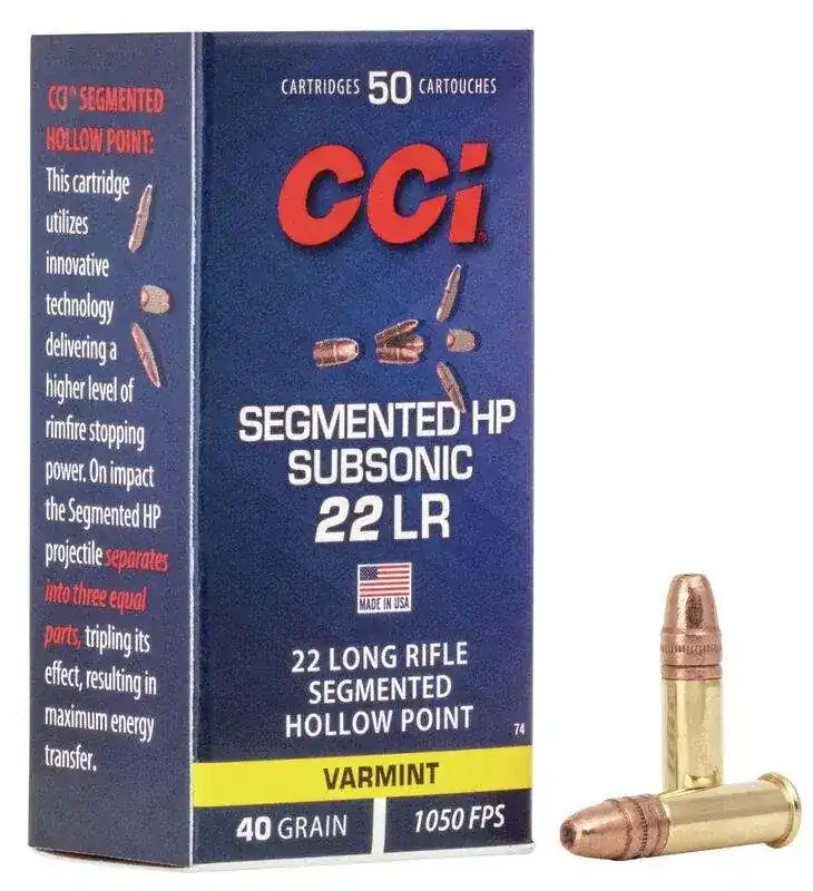 CCI 0074 22LR Subsonic Copper-Pl