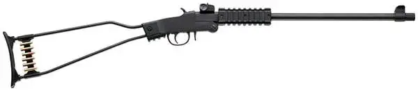 Chiappa Firearms 500145 Little Badger 17 HMR 1 16.50" Black Underfolding Stock Blued Right Hand