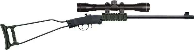 Chiappa Firearms 500232 Little Badger 22 LR 1 16.50" OD Green Wire Frame Stock Blued Right Hand