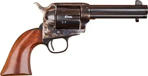 Cimarron Model P Single Action Revolver .45 Long Colt 4.75" Barrel 6 Rounds Walnut Grips Case Hardened Finish