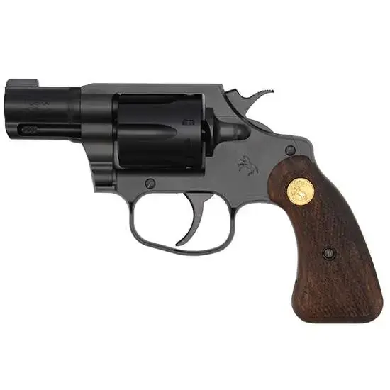 Colt Mfg COBRAMB2BB Night Cobra 38 Spl + P 6 Round 2" Black Matte Ion Bond Stainless Steel Wood Grip