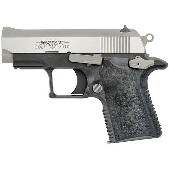 Colt Mfg O6796 Mustang Lite 380 ACP 2.75" 6+1 Black Stainless Steel Black Polymer Grip