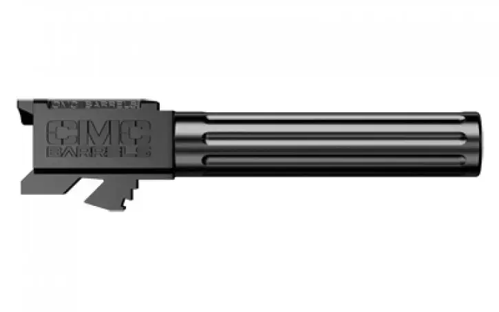 CMC Triggers 75522 Match Precision 4.01" fits Glock 19 Gen 3-4 Black DLC Fluted